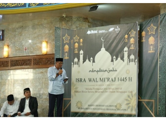 PTPN1 Regional 1 Peringati Isra Mi’raj: Jadikan Shalat Sarana Mengenal Diri