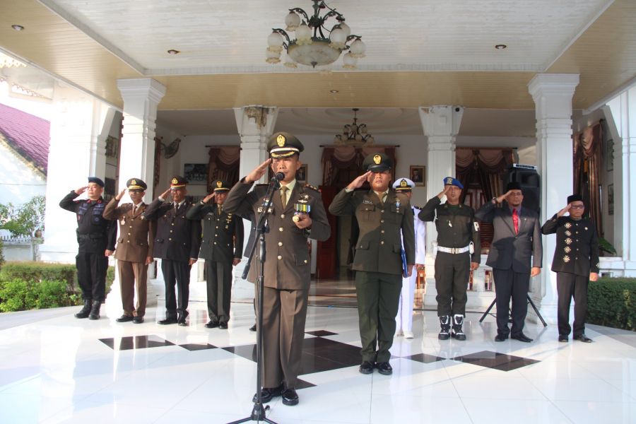 Dandim Pimpin Upacara Peringatan Hari Lahir Pancasila di Kota Langsa