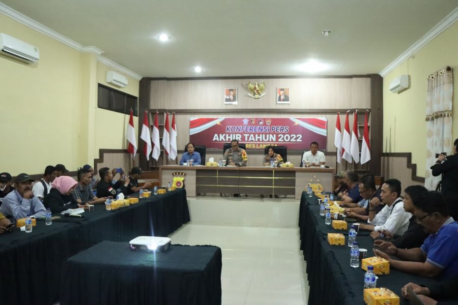 Berikut Berbagai Kasus yang Berhasil Ditangani Polres Kota Langsa Sepanjang Tahun 2021 Hingga 2022