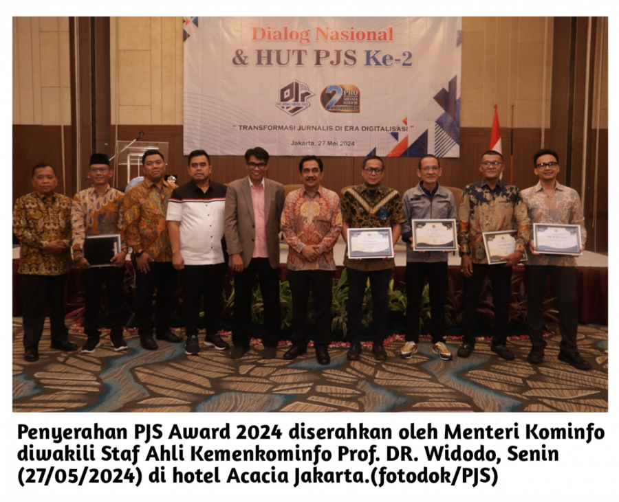 Gubernur Babel Safrizal Raih PJS Award 2024, Bukti Komitmen Mendukung Kemerdekaan Pers