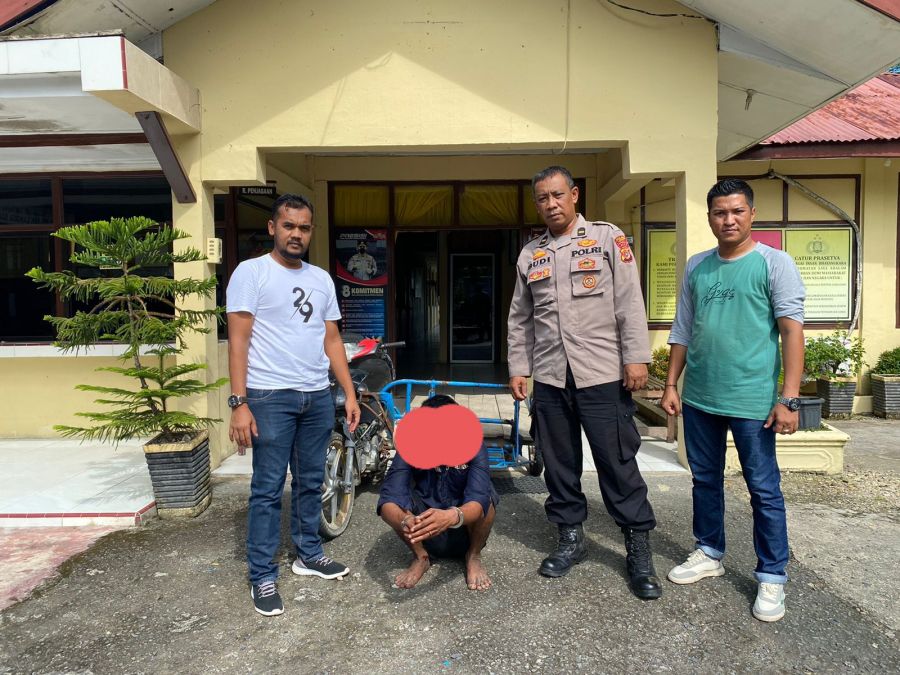 Hati-hati Pencurian Merajalela, Polsek Langsa Barat Ringkus Maling