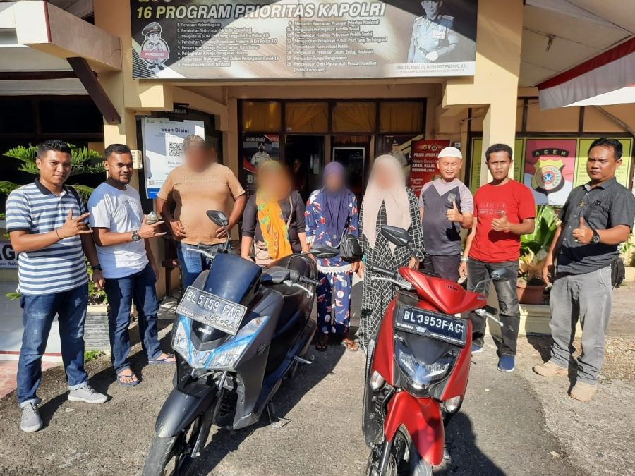 Hati-Hatilah! Menggadaikan Sepeda Motor, Sat Reskrim Polsek Langsa Barat Ungkap Tindak Penipuan