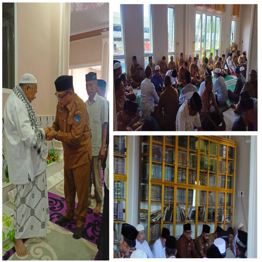 Ir. Said Mahdum Majid Lakukan Takziah ke Rumah Kediaman Abu Muhammad Ali (Abu Paya Pasi)