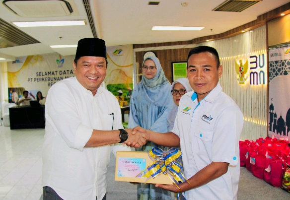 Kajian Ramadhan PTPN I Reg.7, IKBI Bagikan 250 Paket Sembako