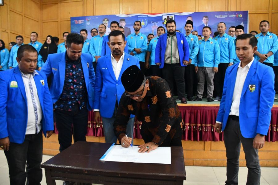 KNPI Kota Langsa Lantik 180 Anggota Periode 2024 - 2027