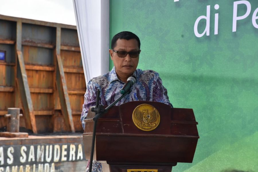 Lifting Sulfur Perdana PT. PEMA di Pelabuhan Kuala Langsa