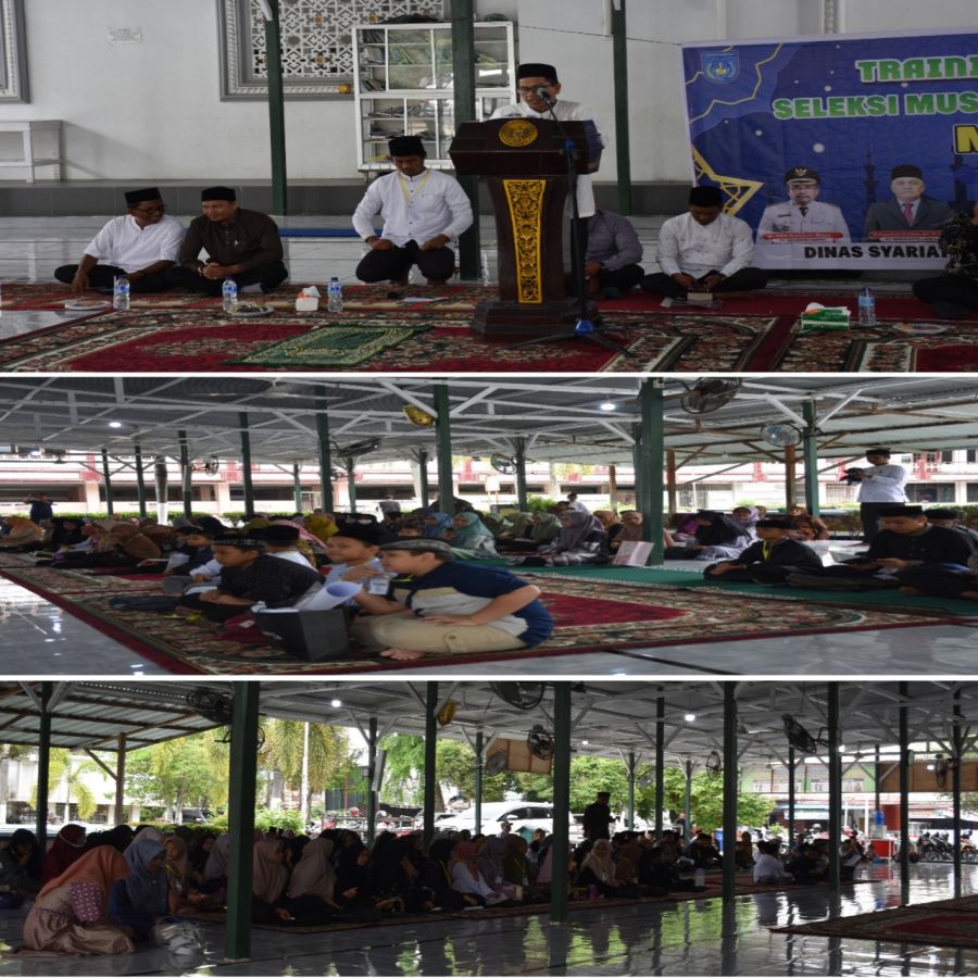 Pembukaan TC Tahap 1 STQ Musabaqah Tilawatil Qur-an Kota Langsa Tahun 2023.