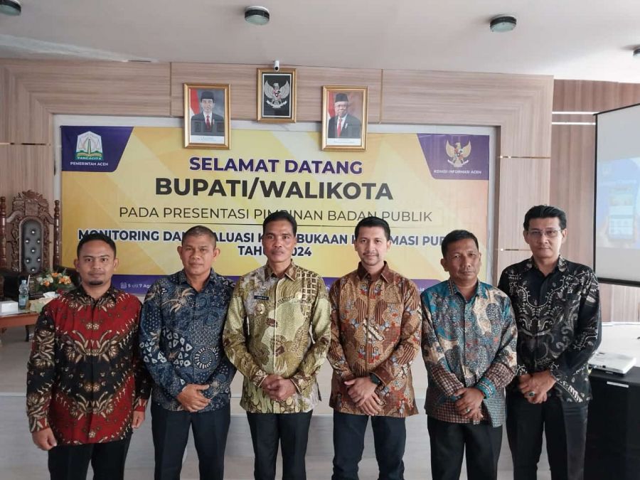 Pemko Langsa Ikuti Evaluasi Keterbukaan Informasi Badan Publik Tahun 2024