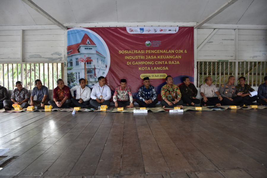 Pemko Langsa Implementasi Program Ekosistem Keuangan Inklusif (EKI) di Gampong Wisata Cinta Raja