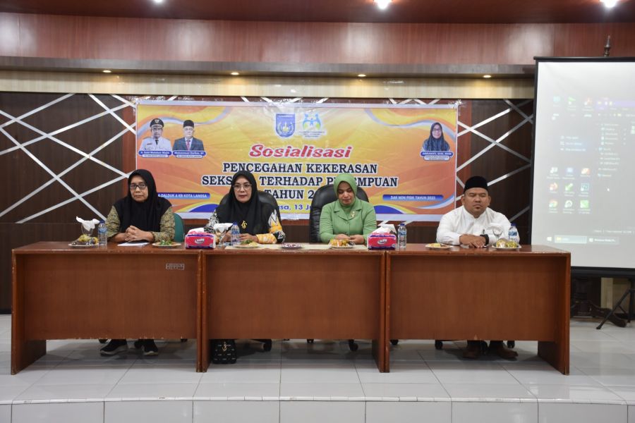 Pemko Langsa Sosialisasi Pencengahan Kekerasan Seksual Terhadap Perempuan