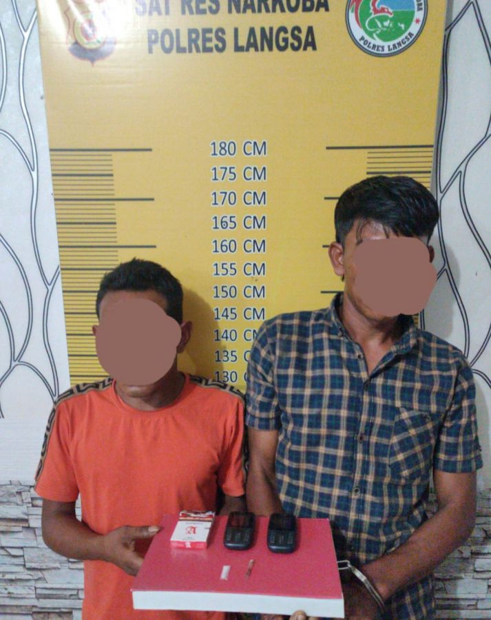 Penangkapan Penjual Sabu di Area Aceh Tamiang