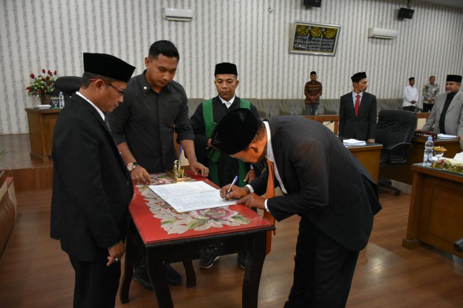 Peresmian Pengangkatan PAW Anggota DPRK Langsa Masa Sisa Jabatan Periode 2019-2024