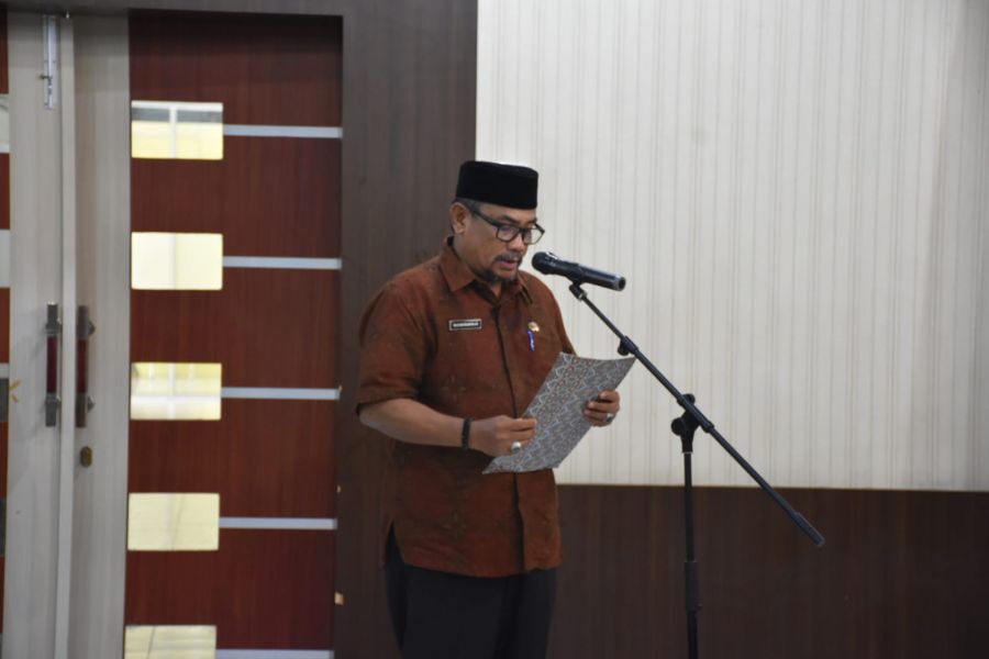 Pj. Walikota Langsa Ir. Said Mahdum Majid Membuka Pelantikan Forum Anak Kota Langsa