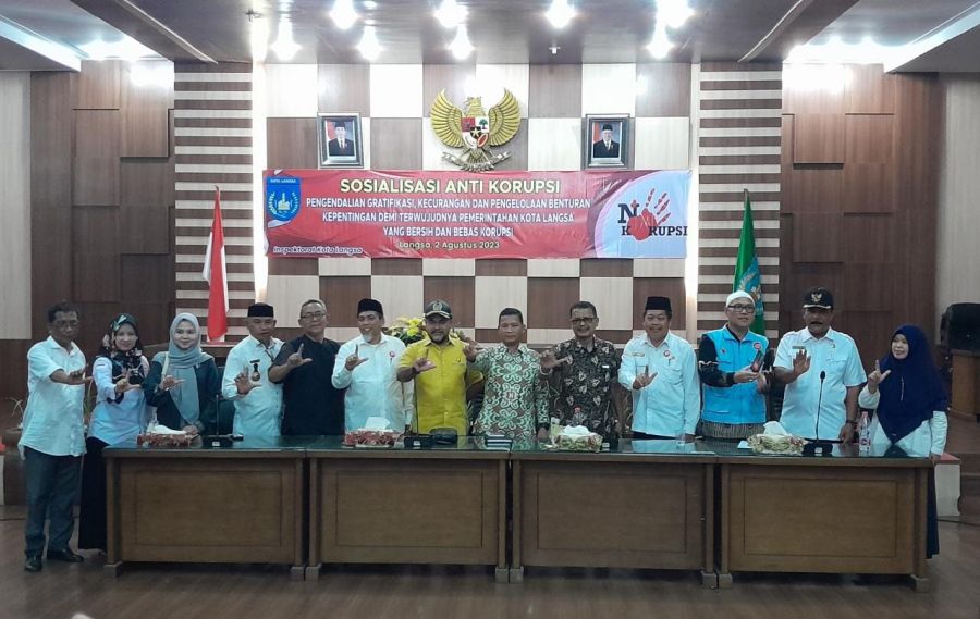 Pj Walikota Langsa Buka Acara Sosialisasi Anti Korupsi.