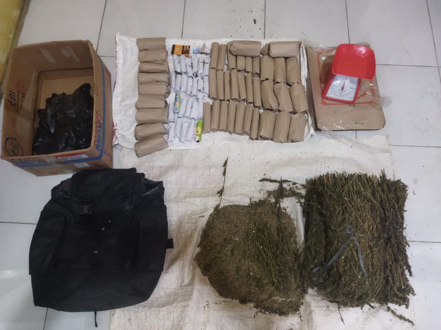 Polsek Manyak Payed Amankan 4,5 Kg Ganja di Dusun Darul Falah