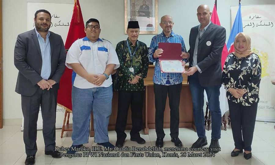 PPWI Adakan Kunjungan Kehormatan ke Duta Besar Maroko
