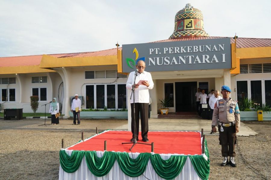 PTPN l Gelar Upacara Peringatan Hari Lahir Pancasila Tahun 2023