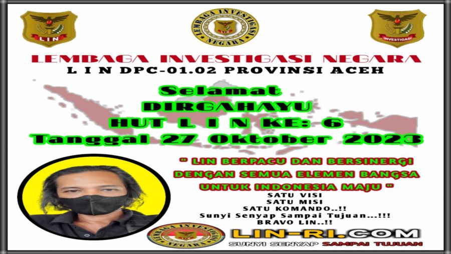 Selamat HUT Ke- 6 Lembaga Investigasi Negara
