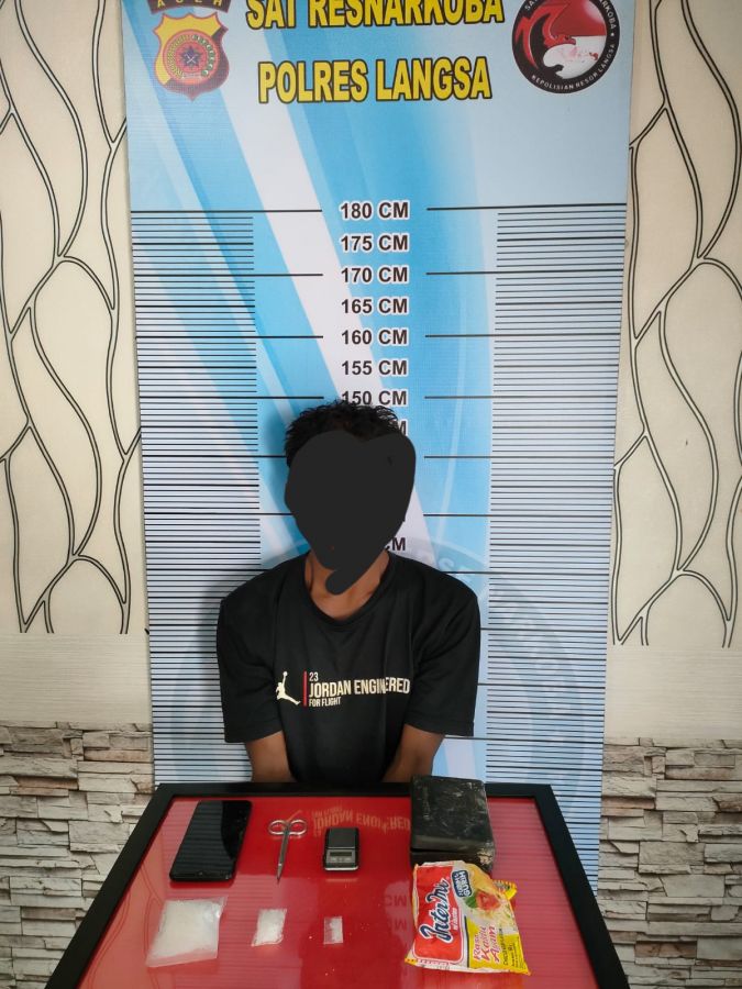Seorang Nelayan Aceh Tamiang Diamankan Karena Sabu