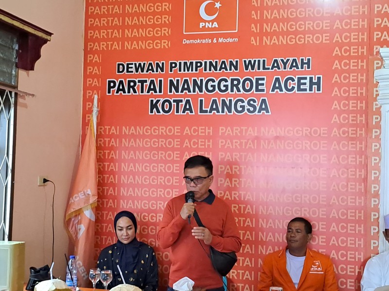 Silaturahmi drh. Irwandi Yusuf, M.Sc dengan Kader Partai Nanggroe Aceh Kota Langsa