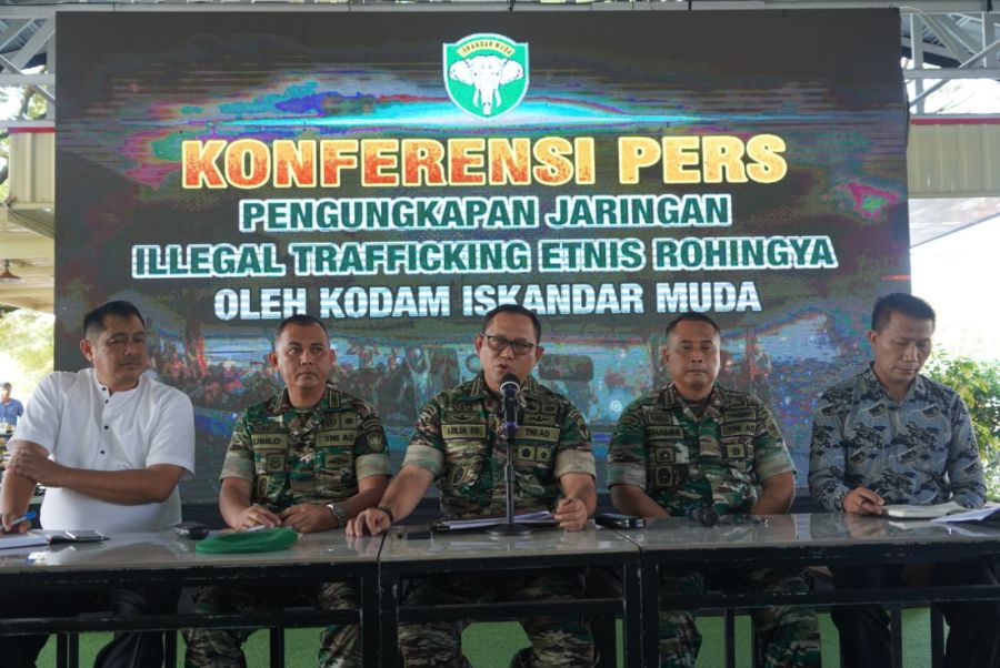 Tim Gabungan Deninteldam IM Mengungkap Terduga Sindikat TPPO Di Wilayah Kab. Aceh Tamiang