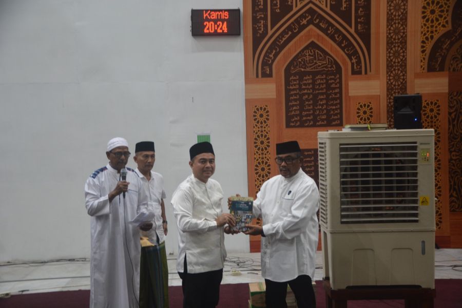 Tim Safari Pemerintah Aceh Kunjungi Masjid Agung Darul Fallah Kota Langsa