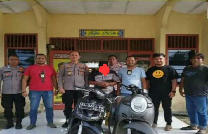 Unit Opsnal Reskrim Polsek Langsa Timur Ringkus Pelaku Pencurian Sepeda Motor