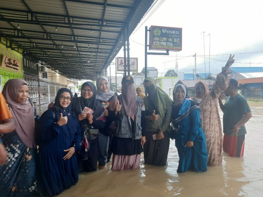 Yayasan Abulyatama Indonesia Cabang Langsa & Majelis Ta'lim Amanah Hidayatullah Peduli Korban Banjir